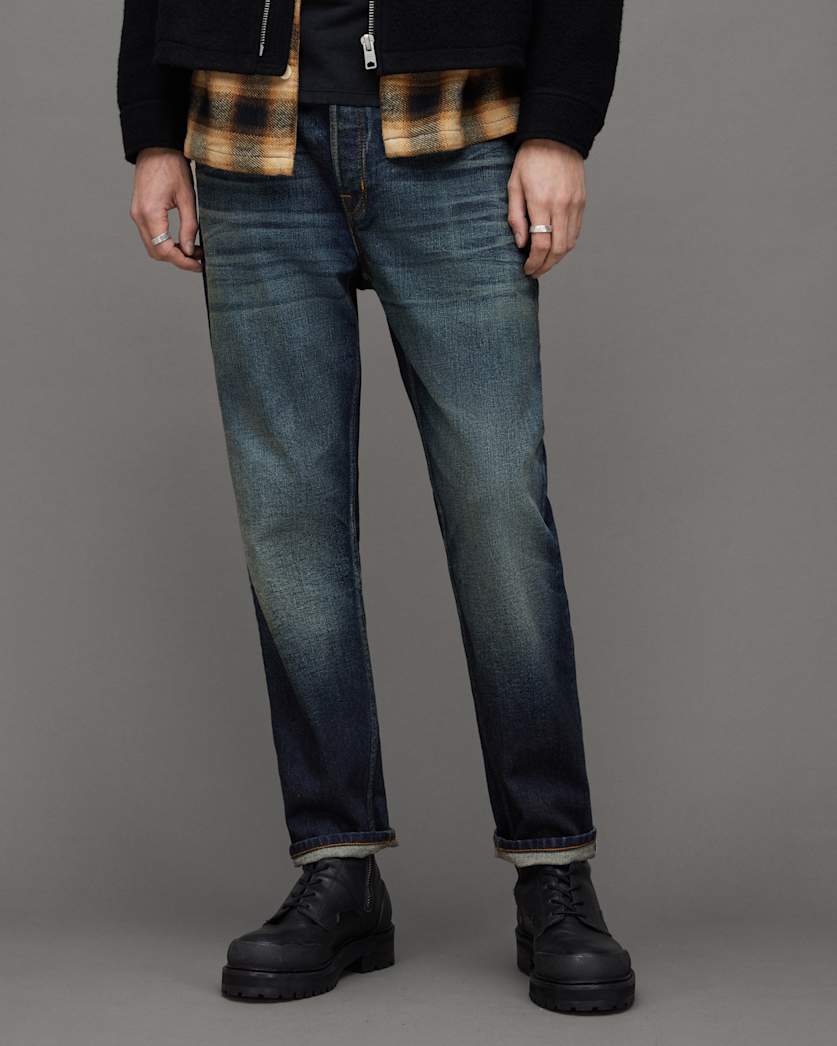 Dean Slim Fit Cropped Denim Jeans