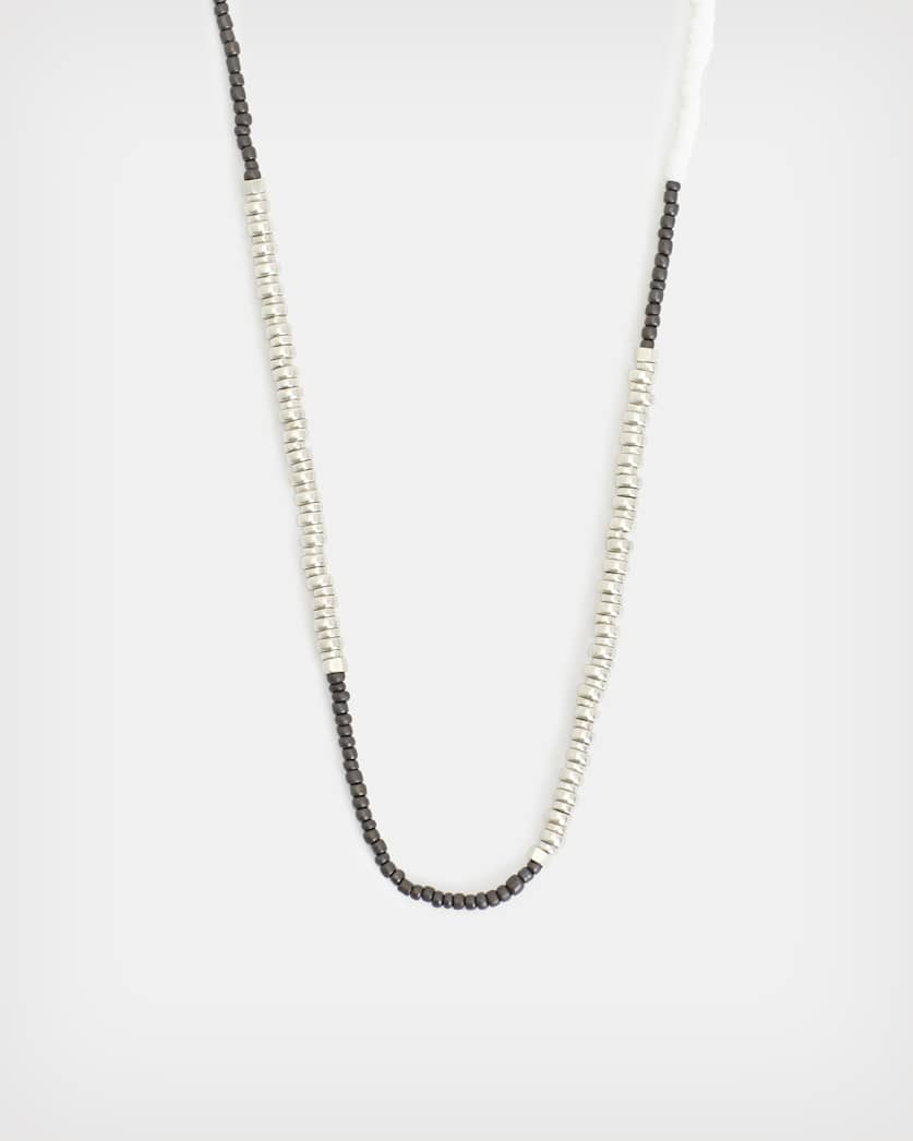 Brooks Sterling Silver Bead Necklace