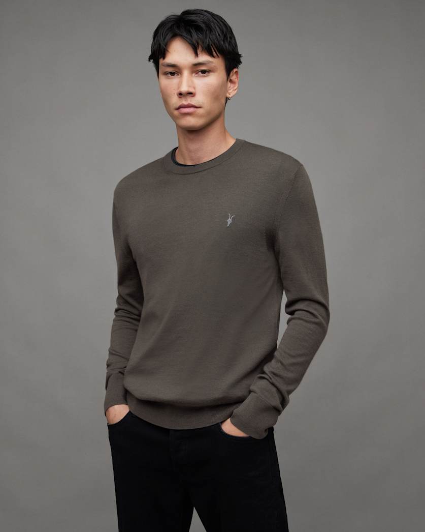 Mode Merino Crew Neck Ramskull Jumper
