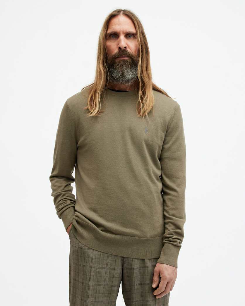 Mode Merino Crew Neck Ramskull Jumper