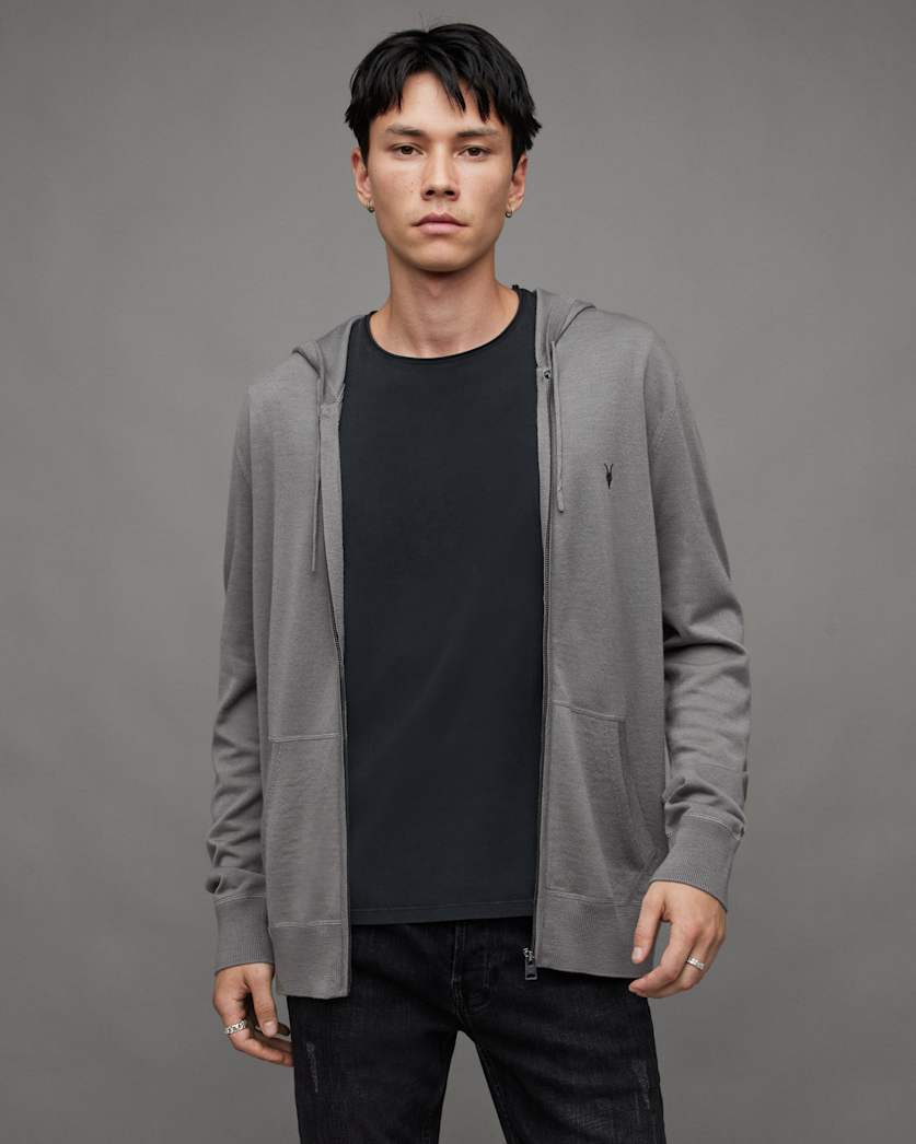Mode Merino Zip Up Ramskull Hoodie