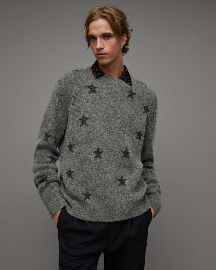 Odyssey Star Print Oversized Jumper
