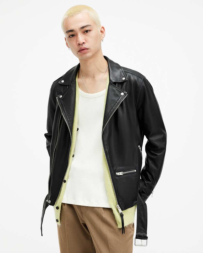 Wick Leather Biker Jacket
