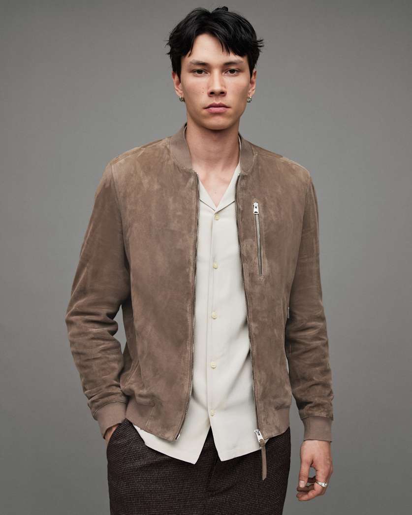 Kemble Suede Bomber Jacket