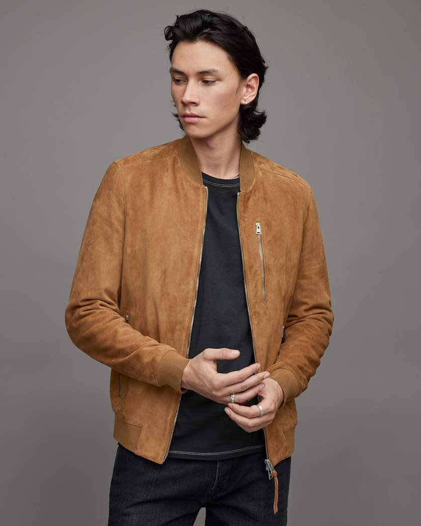 Kemble Suede Bomber Jacket