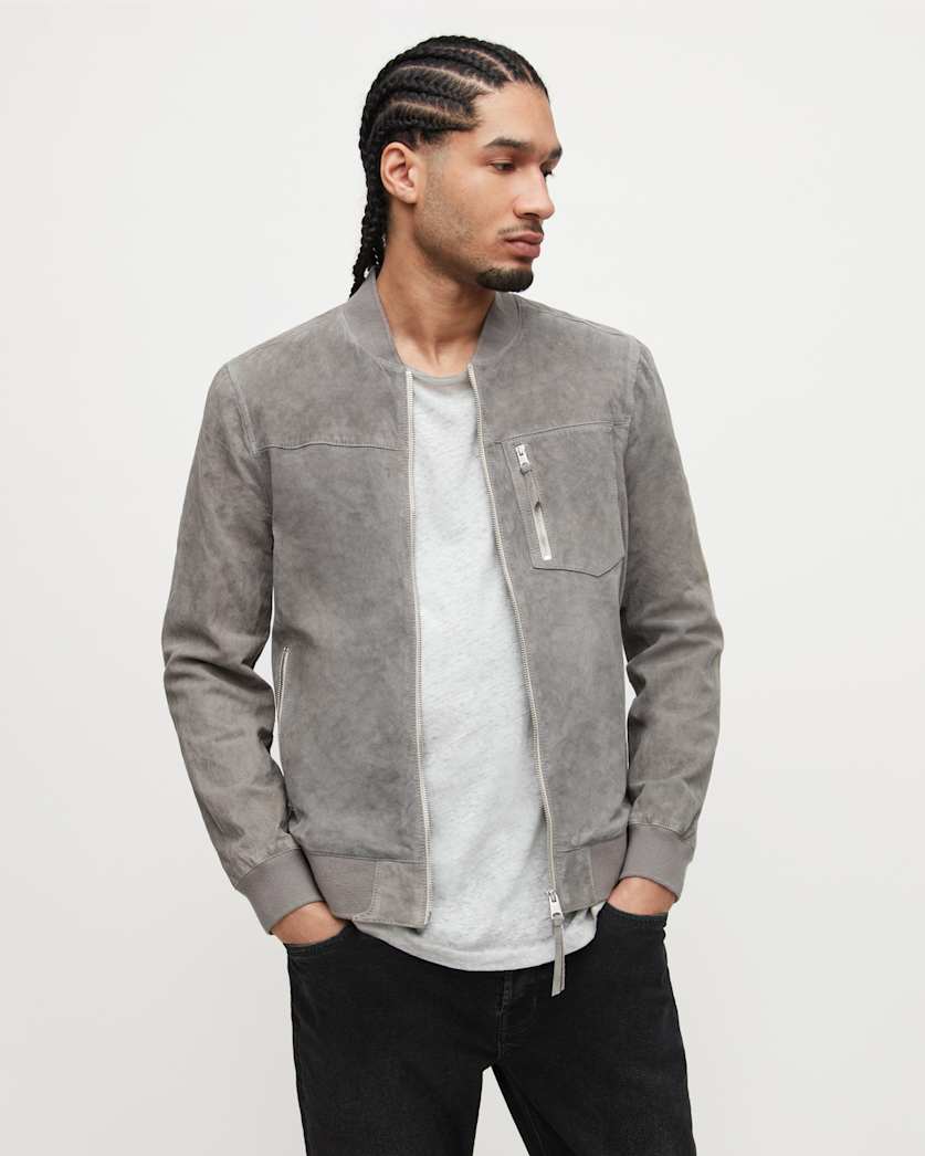 Kairo Suede Bomber Jacket