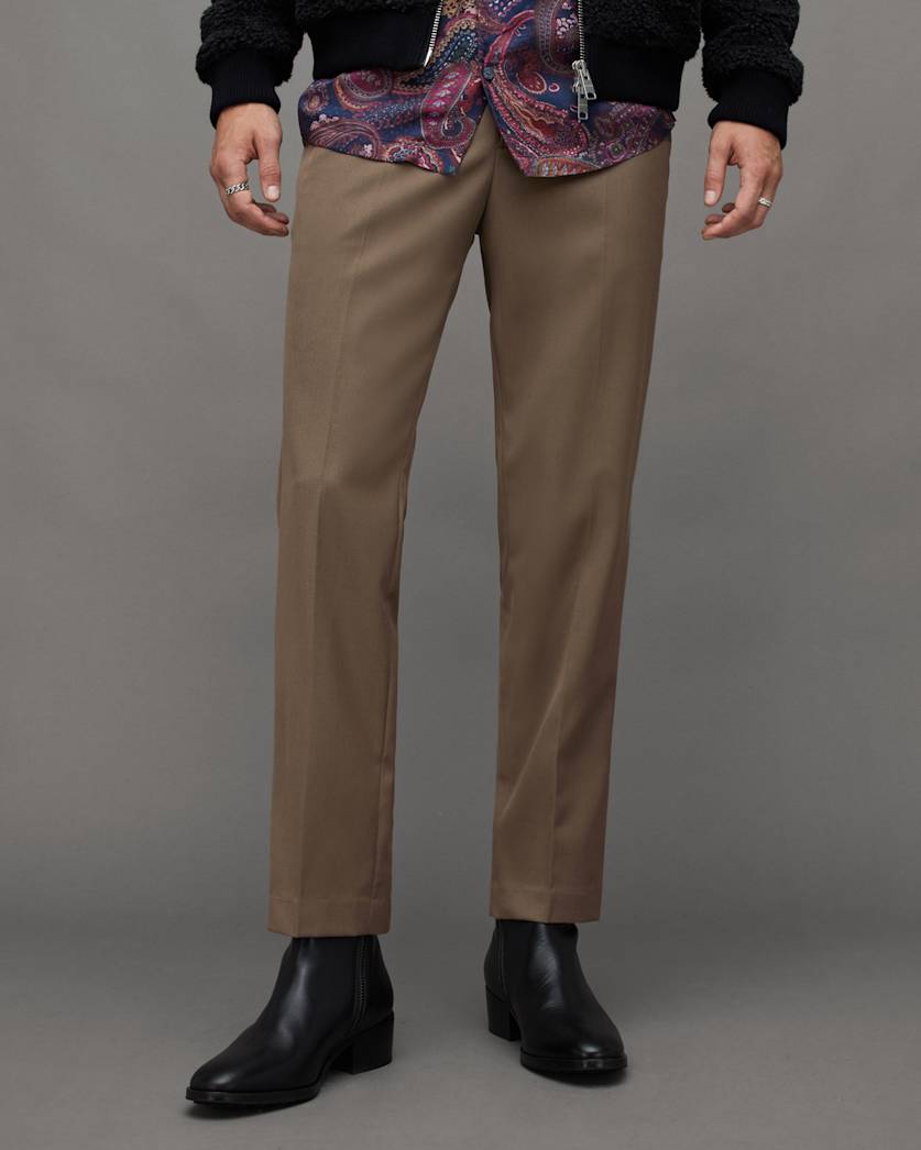 Talia Mid-Rise Straight Fit Trousers