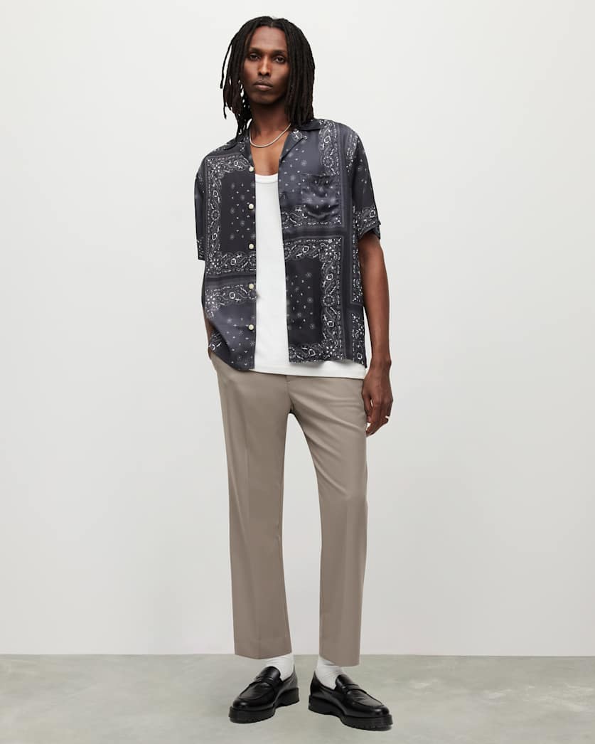 Capulet Mid-Rise Cropped Taper Trousers
