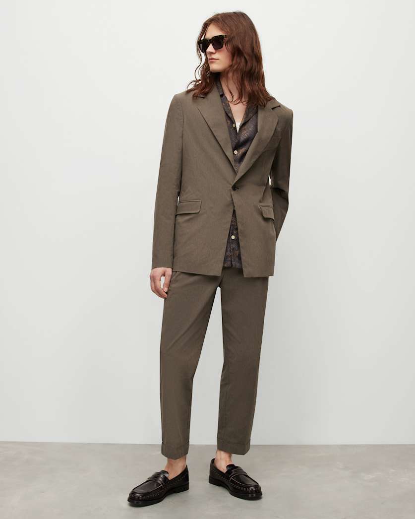 Capella Mid-Rise Cropped Taper Trousers
