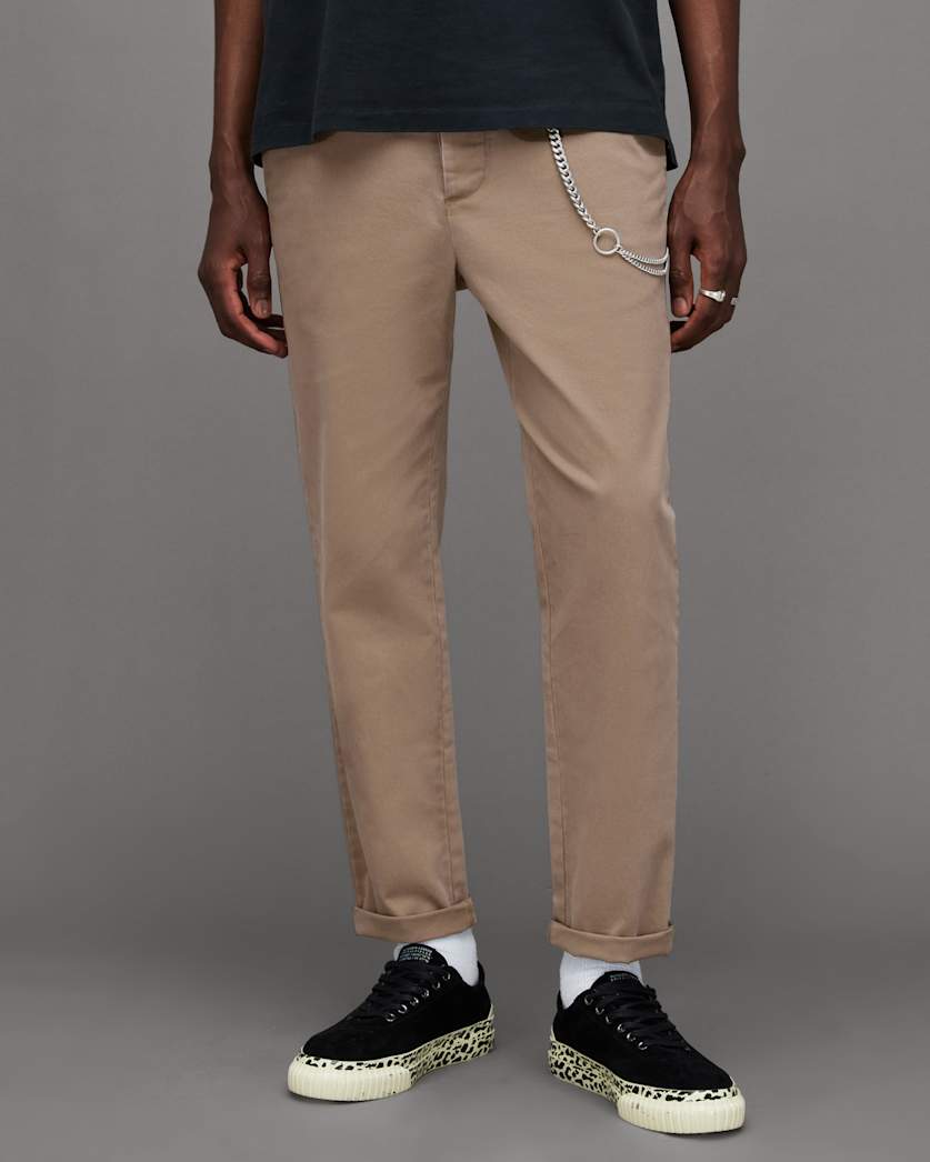 Walde Mid-Rise Skinny Chino Trousers