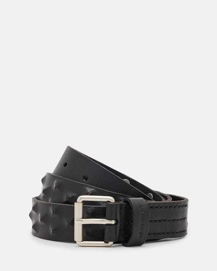 Ashby Covered Studded Leather Belt