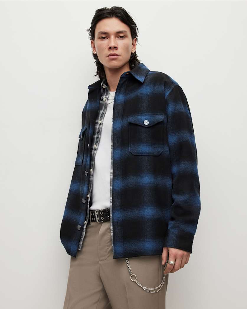 Rotation Checked Overshirt