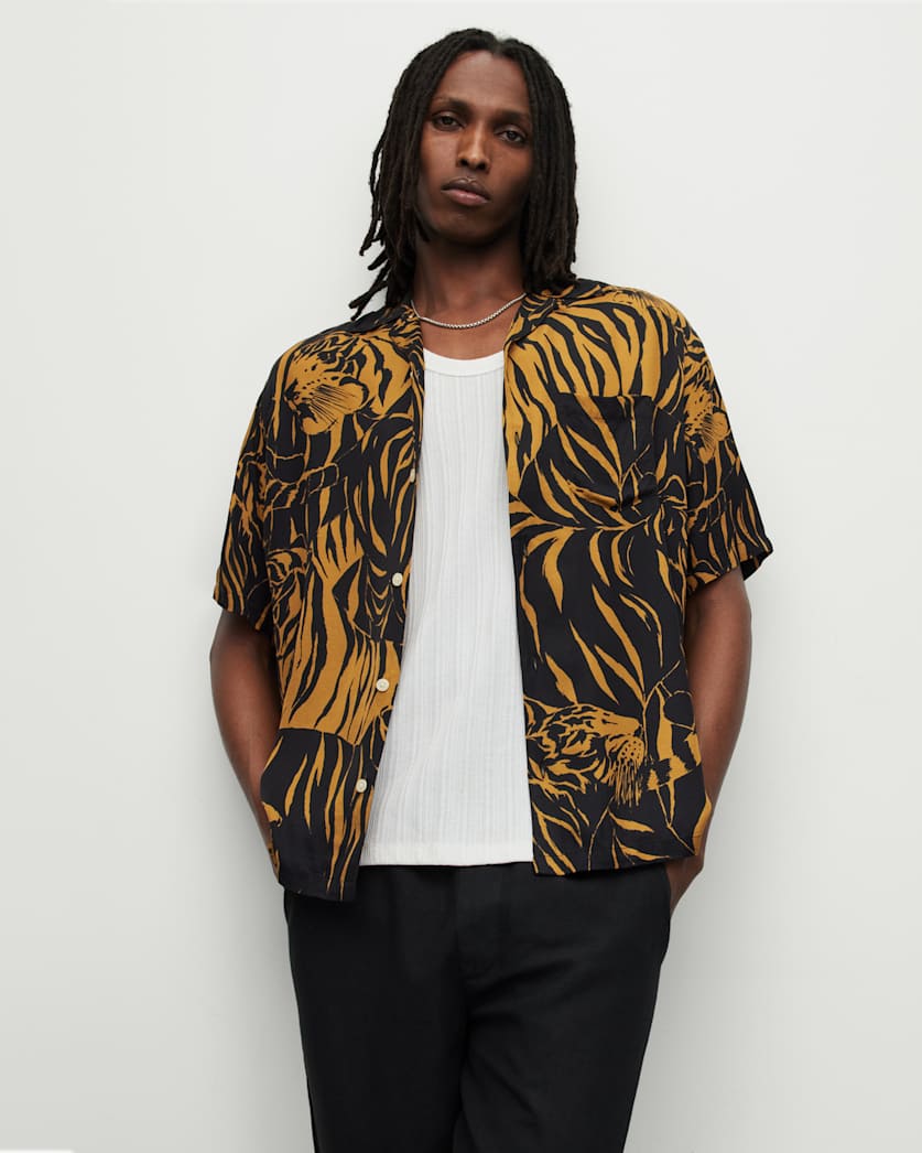 Wildcat Bold Tiger Print Relaxed Shirt