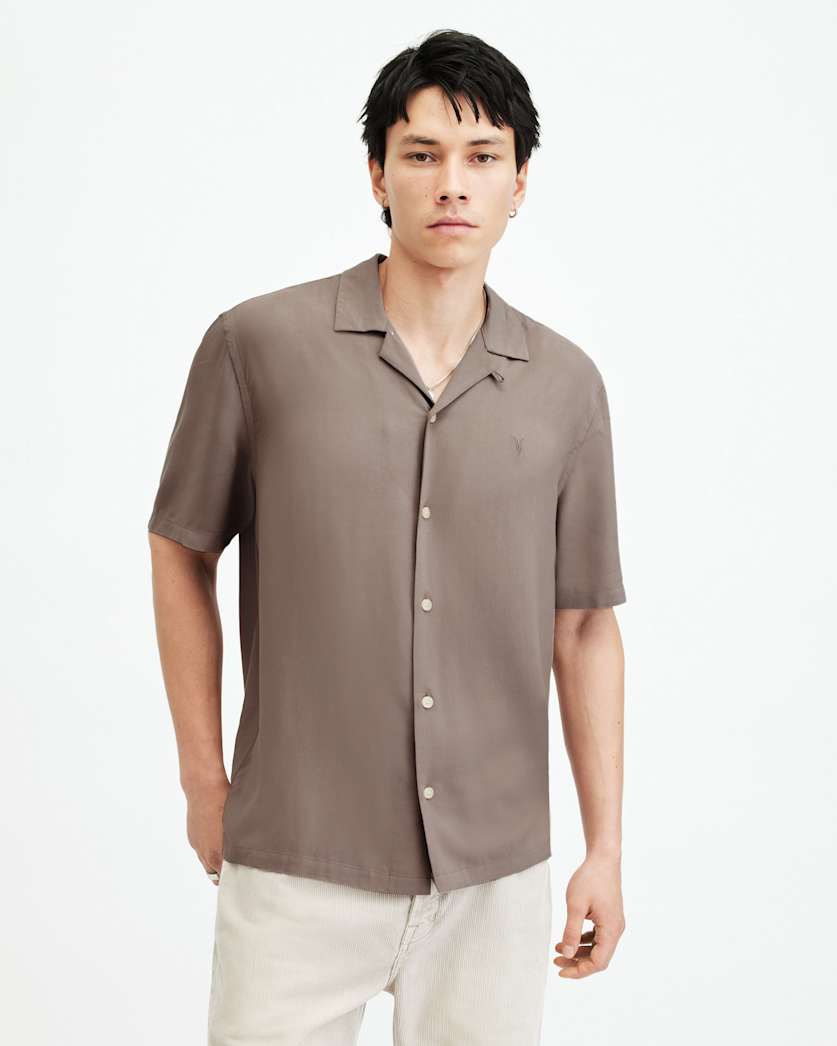 Venice Revere Collar Ramskull Shirt