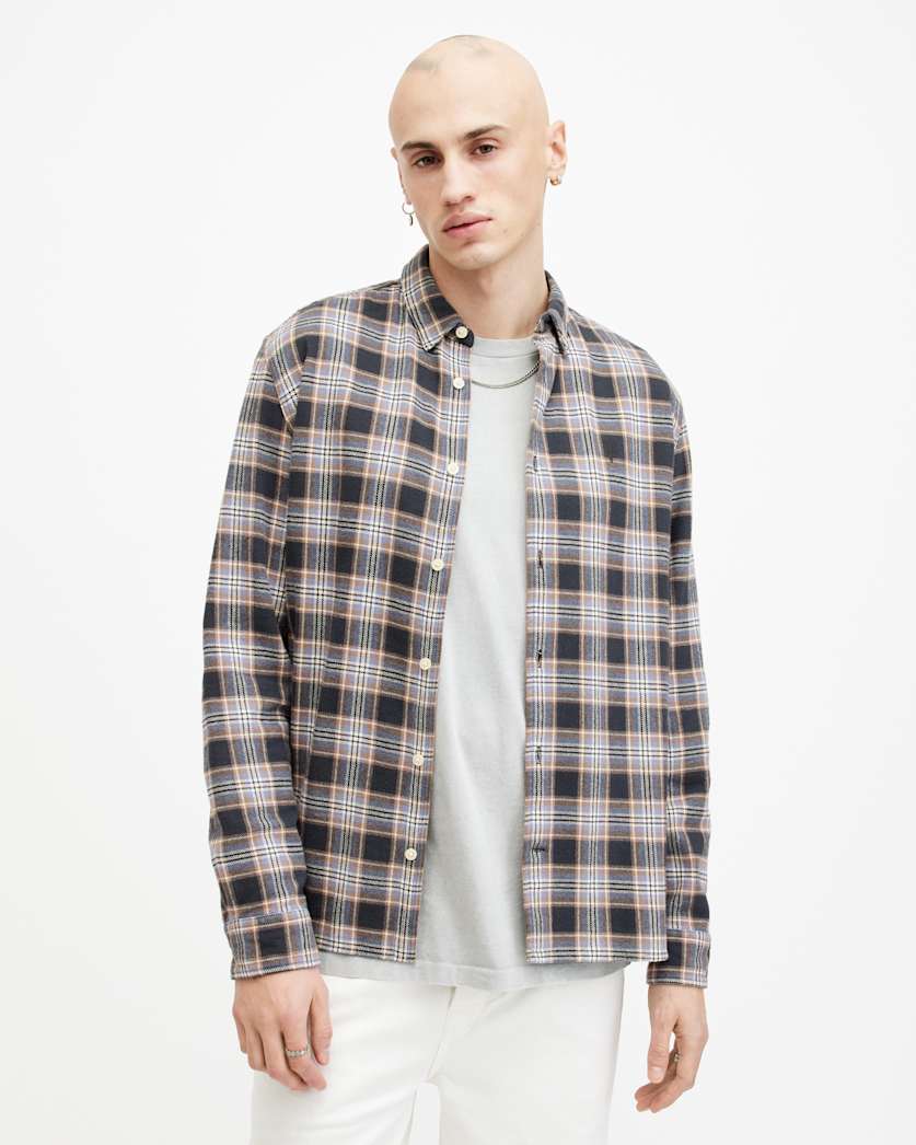 Ventana Checked Relaxed Fit Shirt