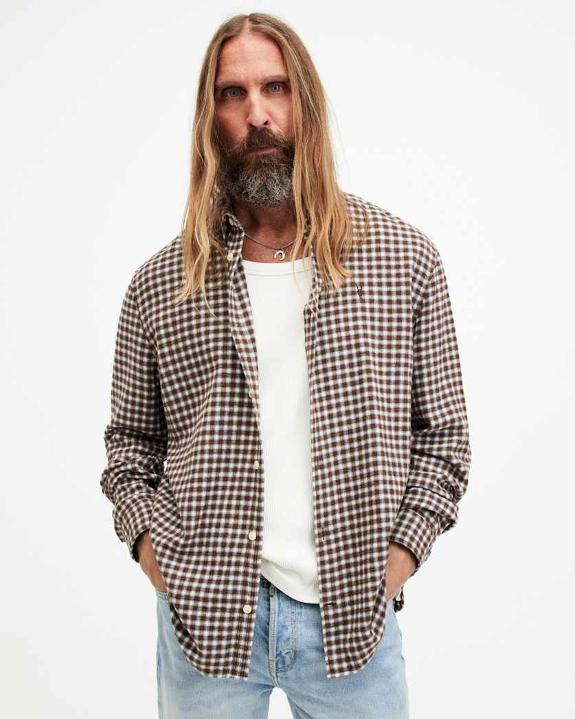 Wayanda Checked Relaxed Fit Shirt