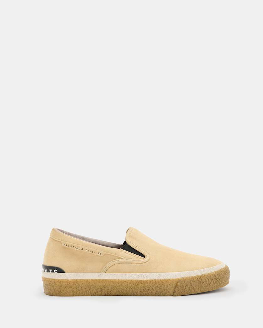 Navaho Suede Slip On Trainers