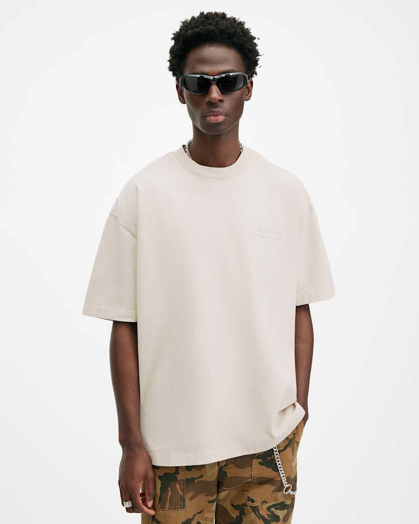 Xander Flocked Logo Oversized T-Shirt