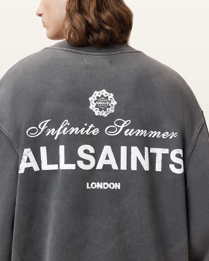 Soleil Crew Oversized Cropped Sweatshirt