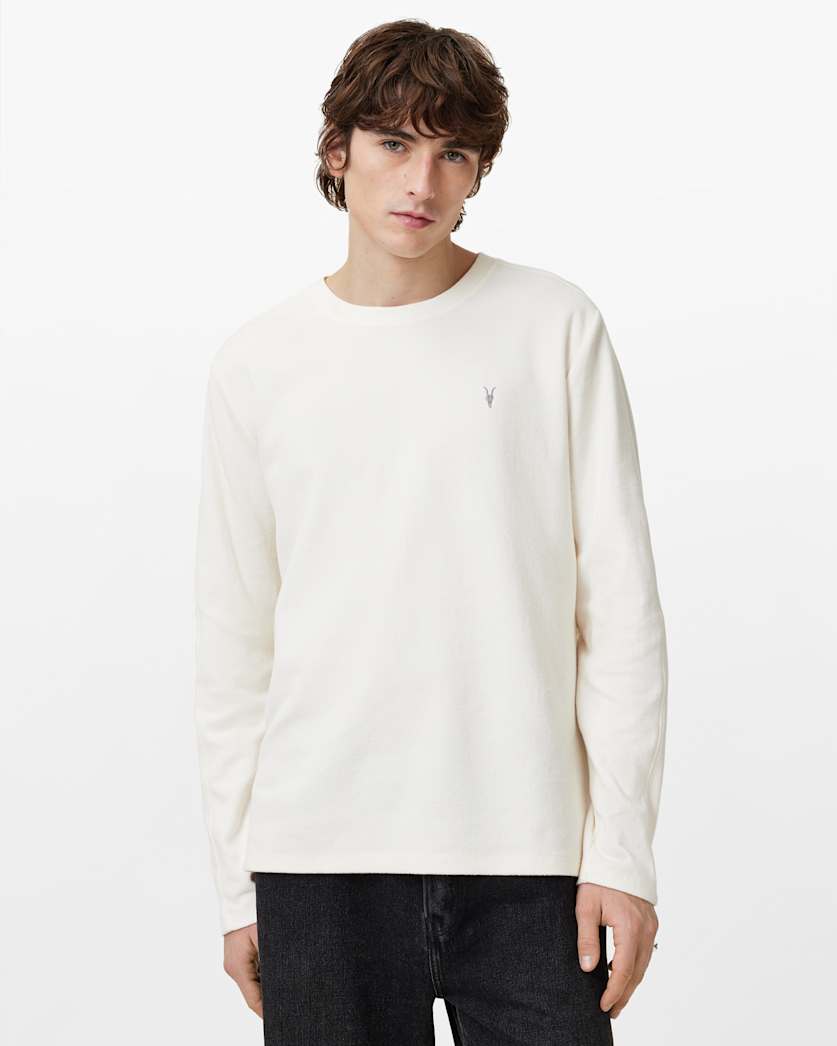 Rowe Long Sleeve Waffle Ramskull T-Shirt