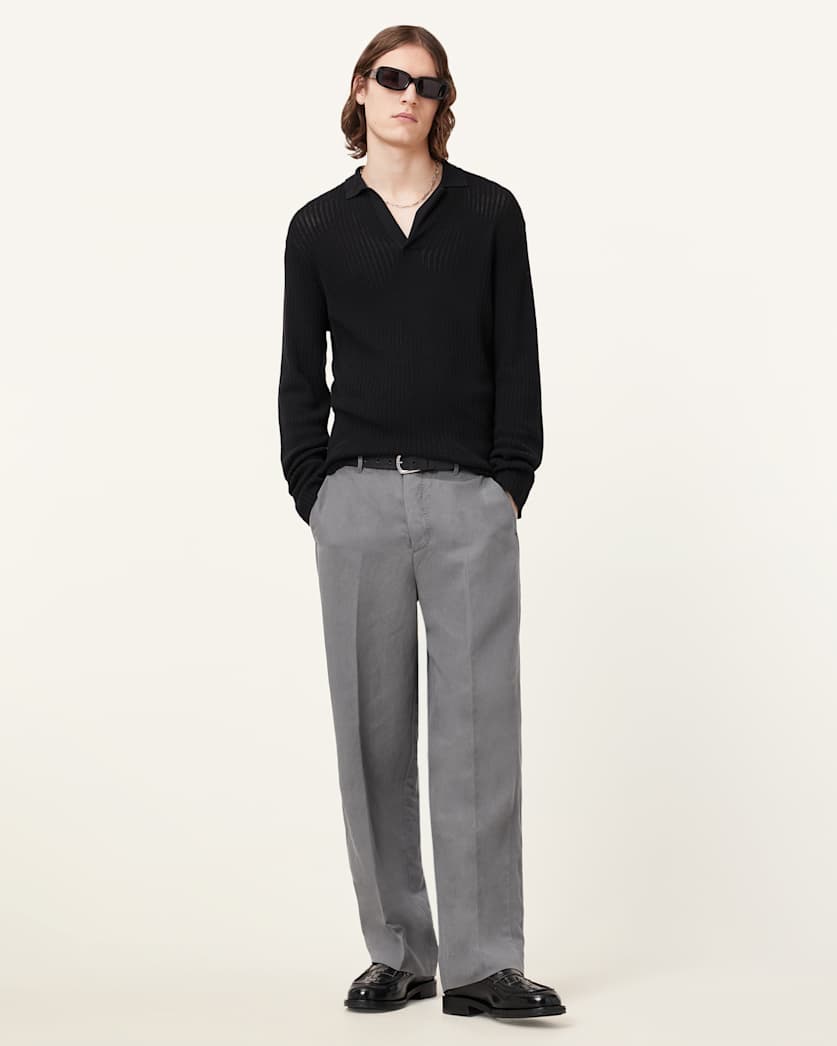 Thoma Long Sleeve Polo Shirt