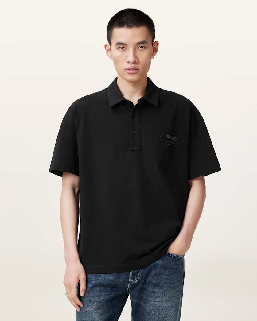 Xander Oversized Short Sleeve Polo Shirt