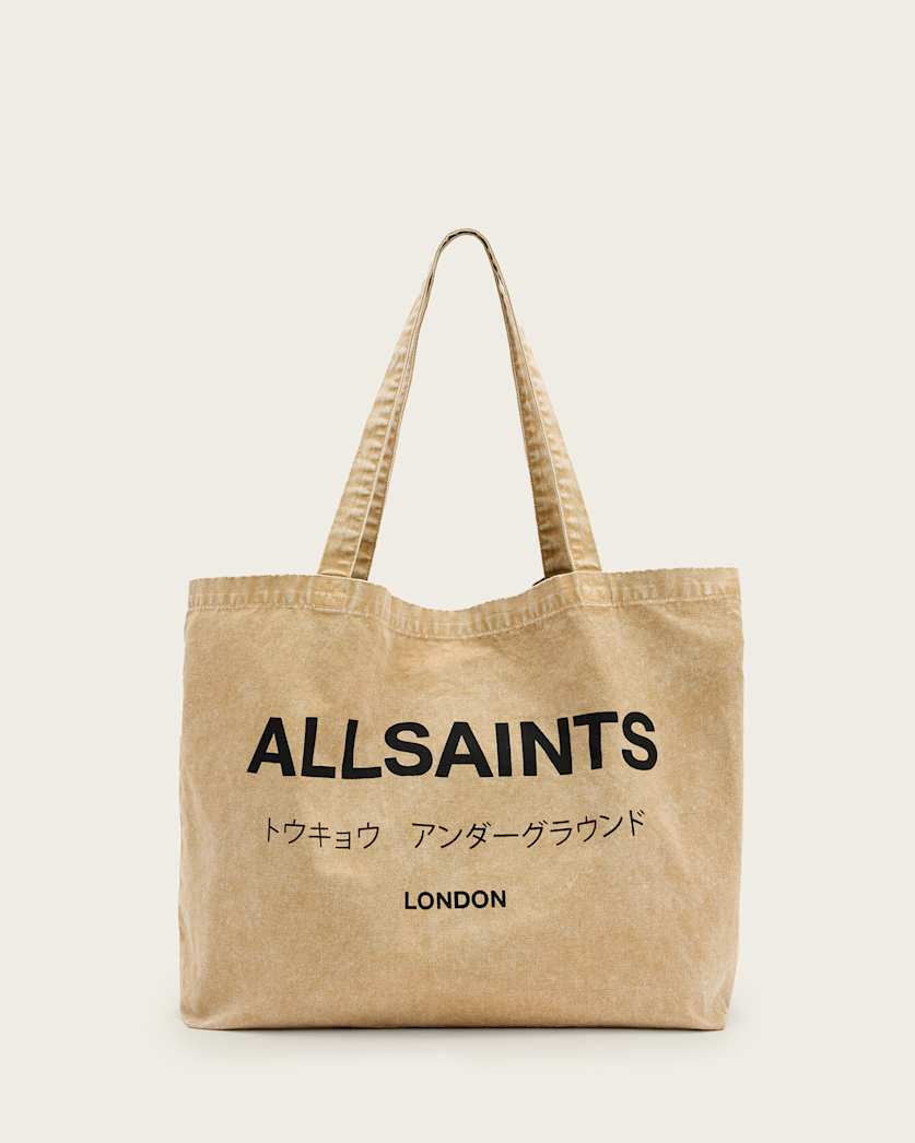 Underground Acid Wash Logo Tote Bag
