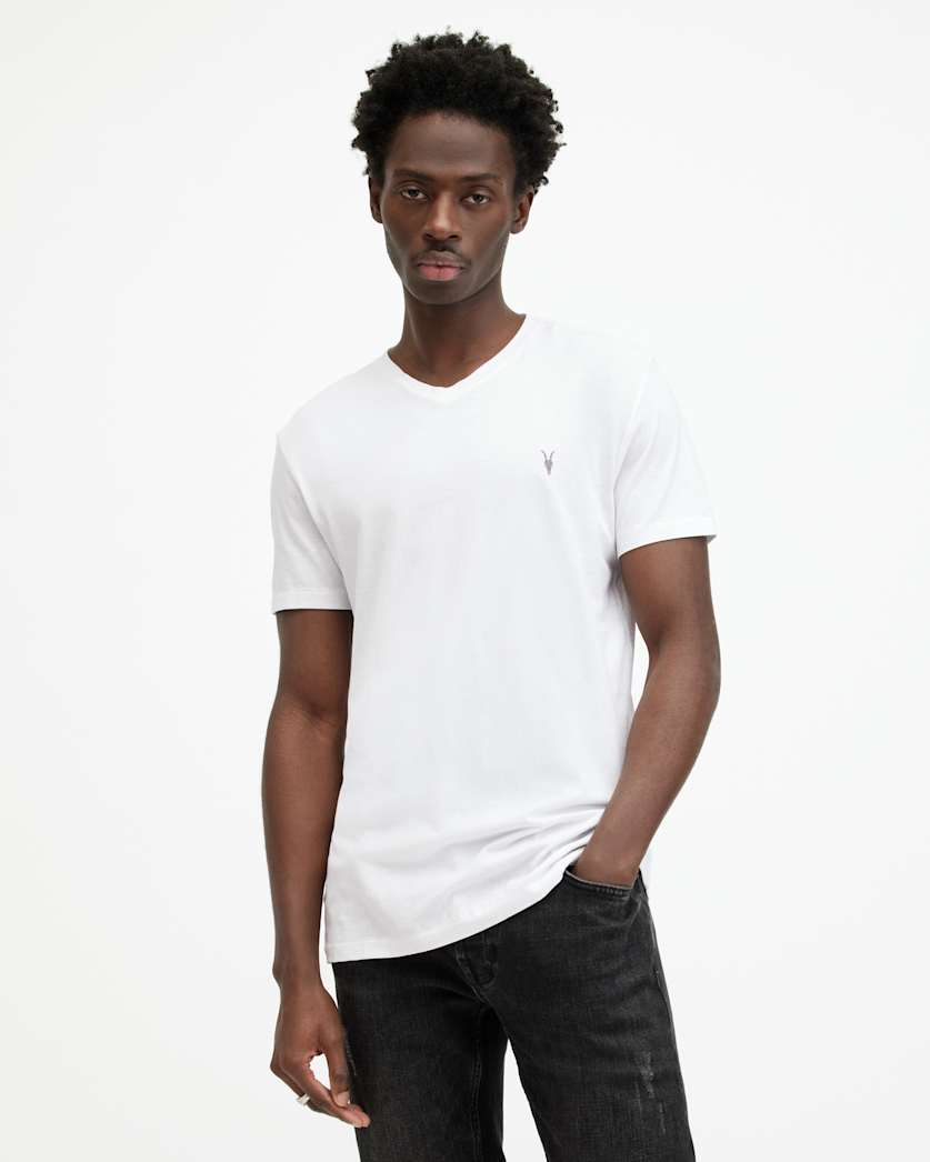 Tonic V-Neck Slim Fit Ramskull T-Shirt