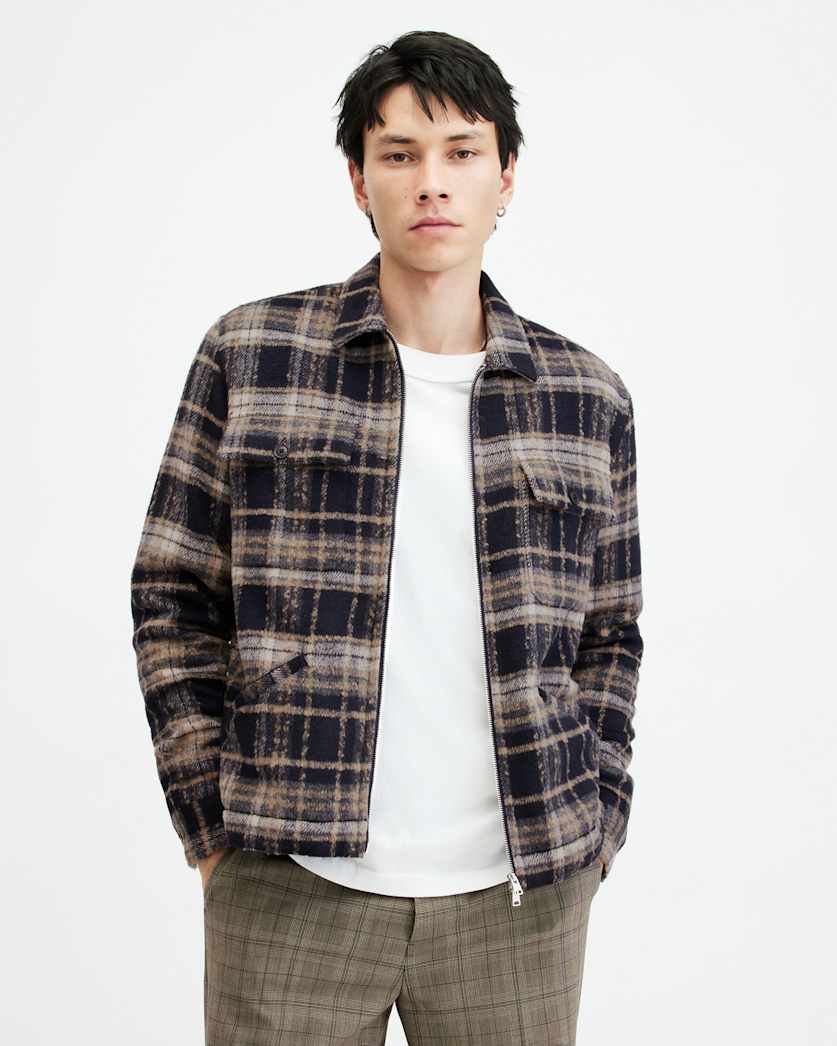 Crosby Checked Zip Jacket
