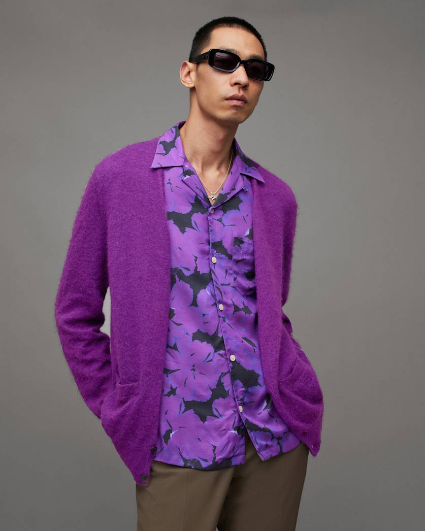 Kennedy V-Neck Brushed Cardigan