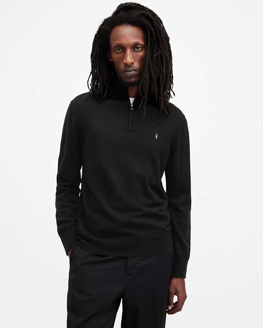 Kilburn Zip Funnel Neck Ramskull Jumper