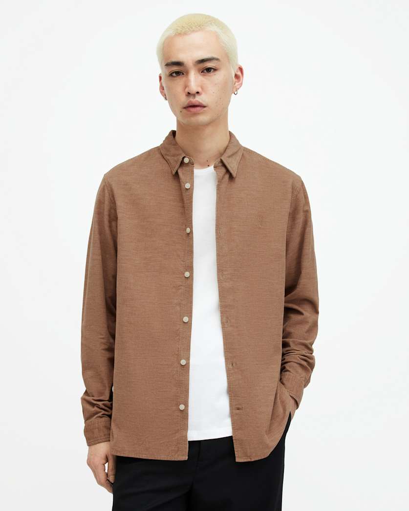 Lorella Corduroy Ramskull Slim Fit Shirt