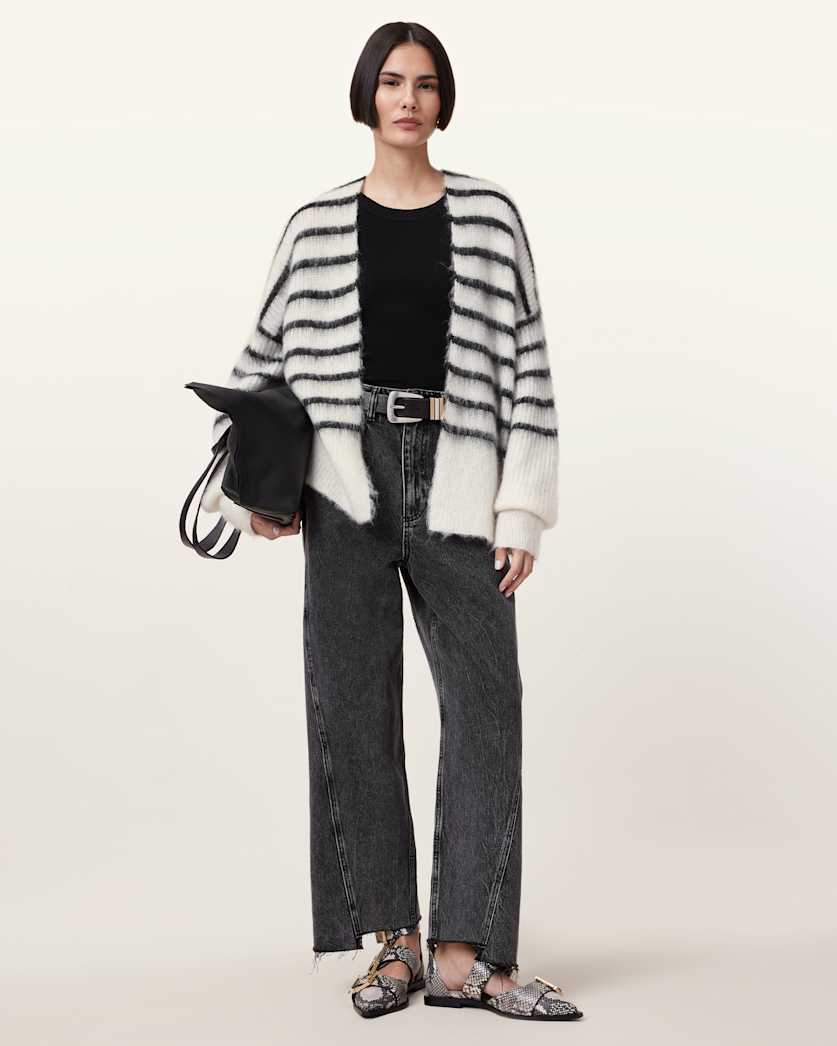 Riga Relaxed Fit Striped Cardigan