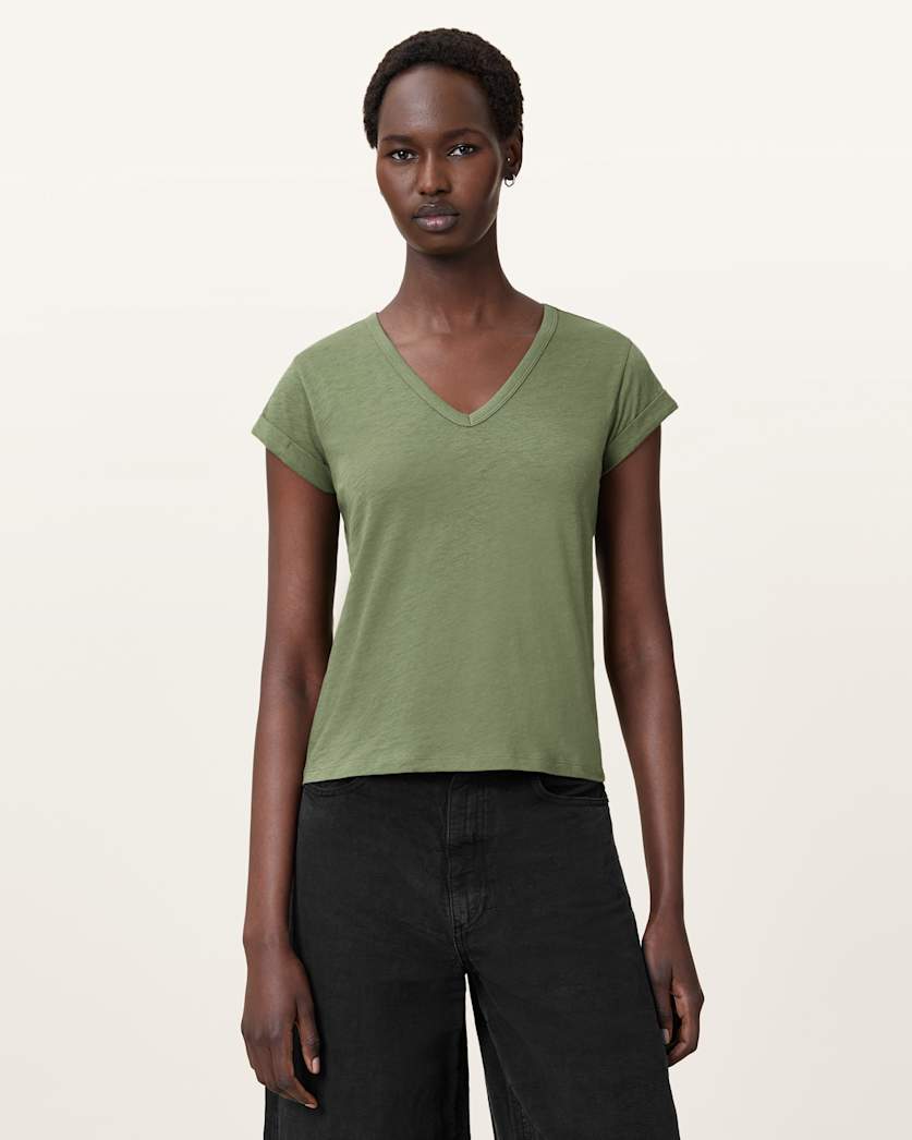 Anna V-Neck Short Sleeve T-Shirt