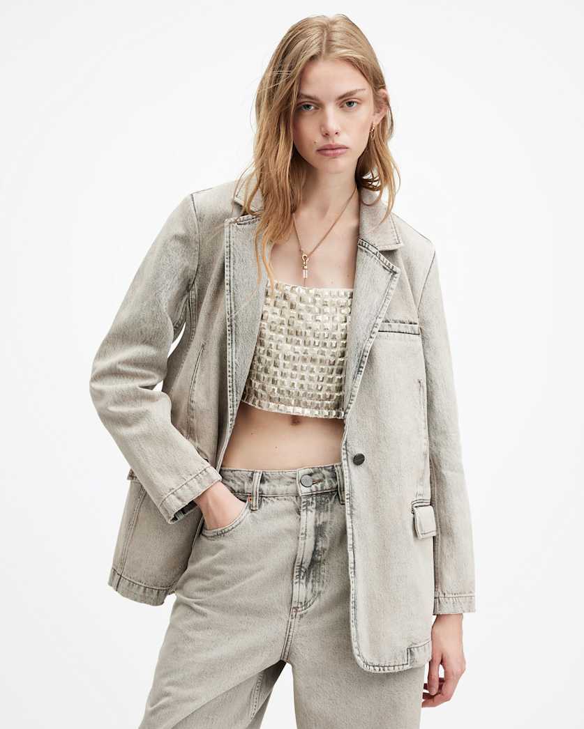 Ever Denim Relaxed Fit Blazer