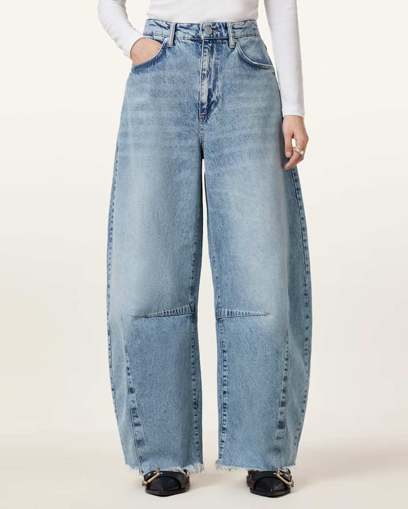 Jett Barrel Leg Denim Jeans