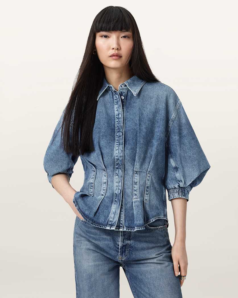 Nancy Slim Fit Denim Shirt