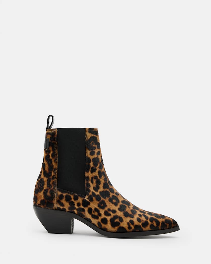 Fox Pointed Western Leather Boots