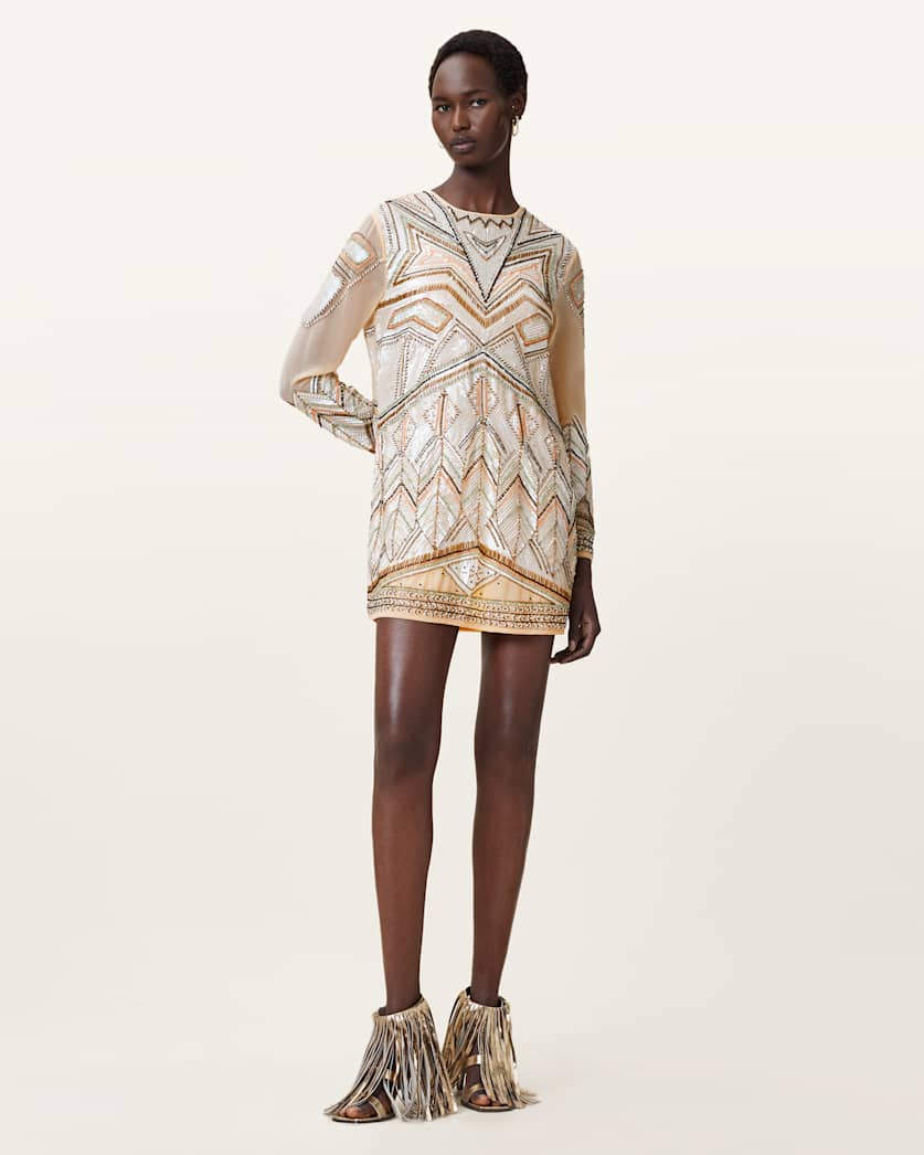 Noushka Embellished Mini Dress
