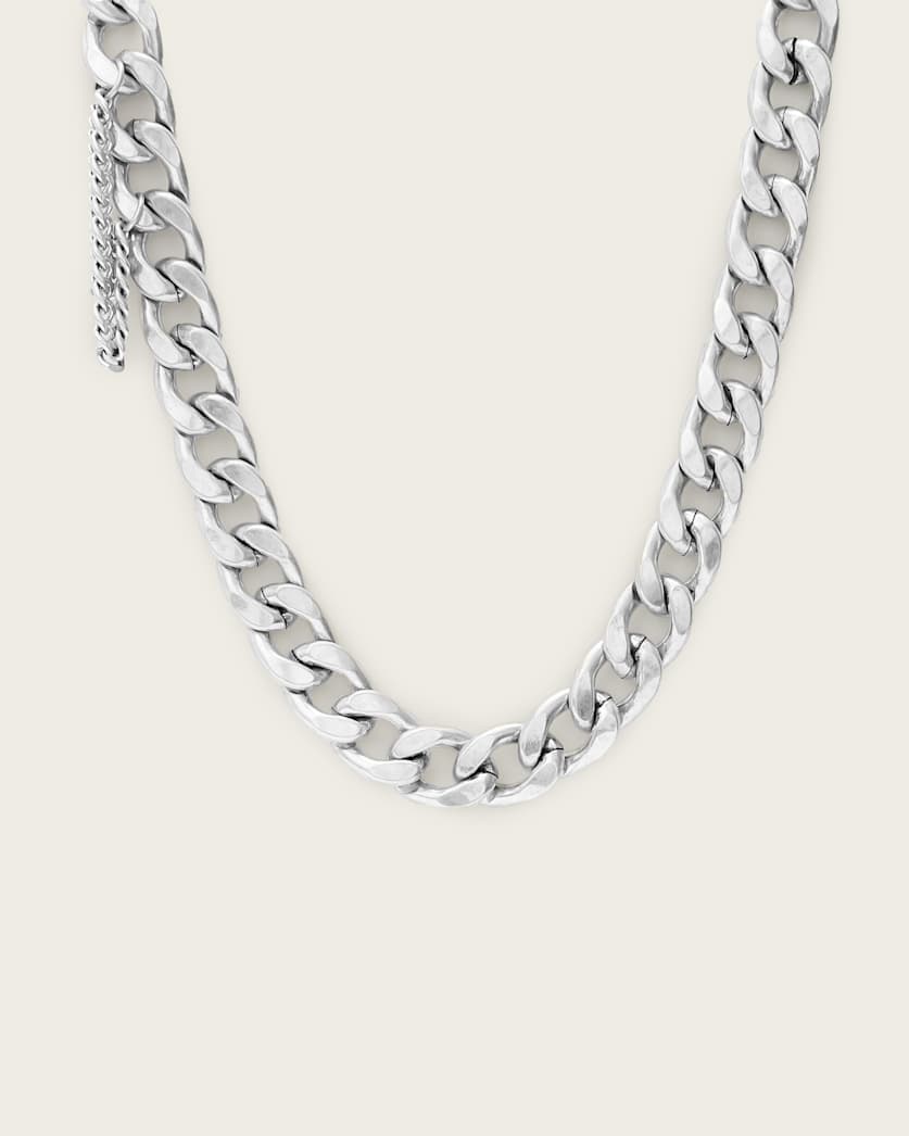Nya Hexagon Chain Choker Necklace