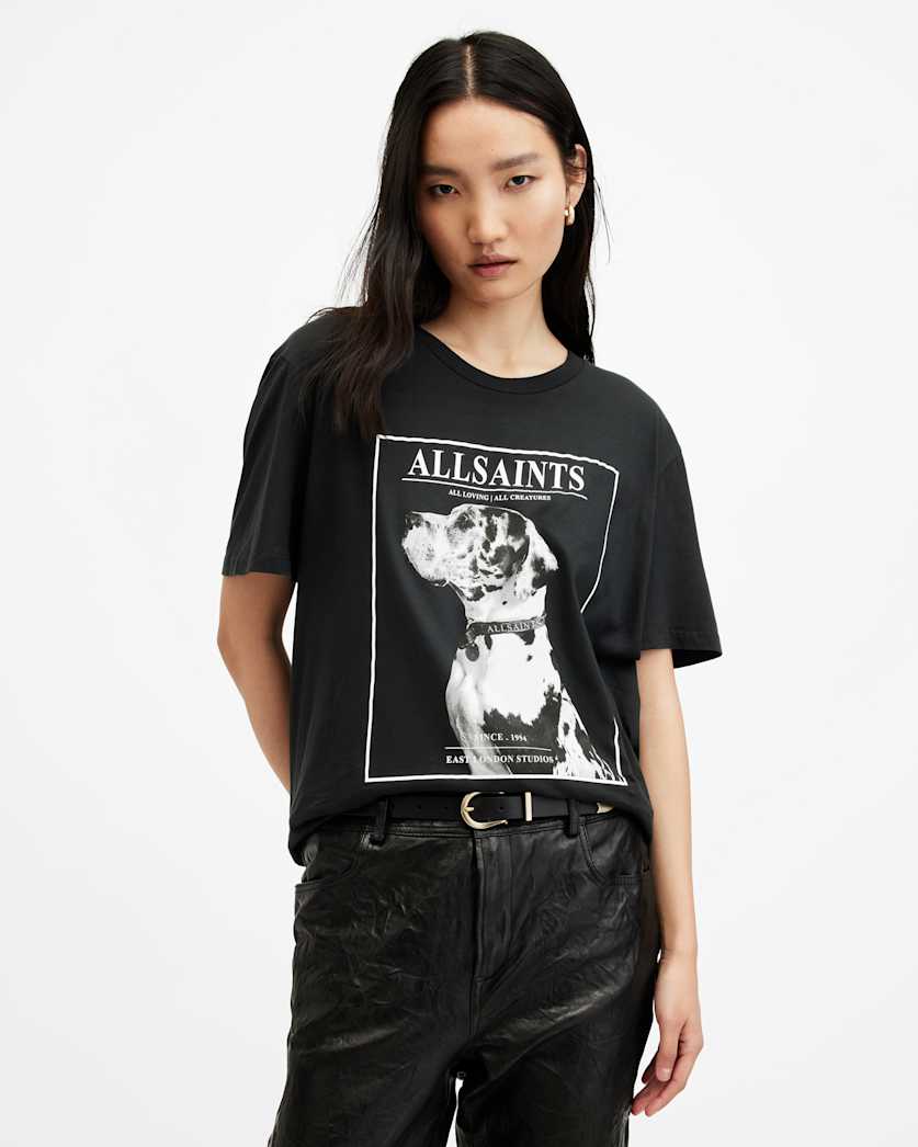 Storm Boyfriend Dog Artwork T-Shirt