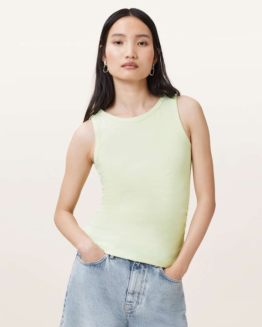 Katarina Boat Neck Slim Fit Tank Top