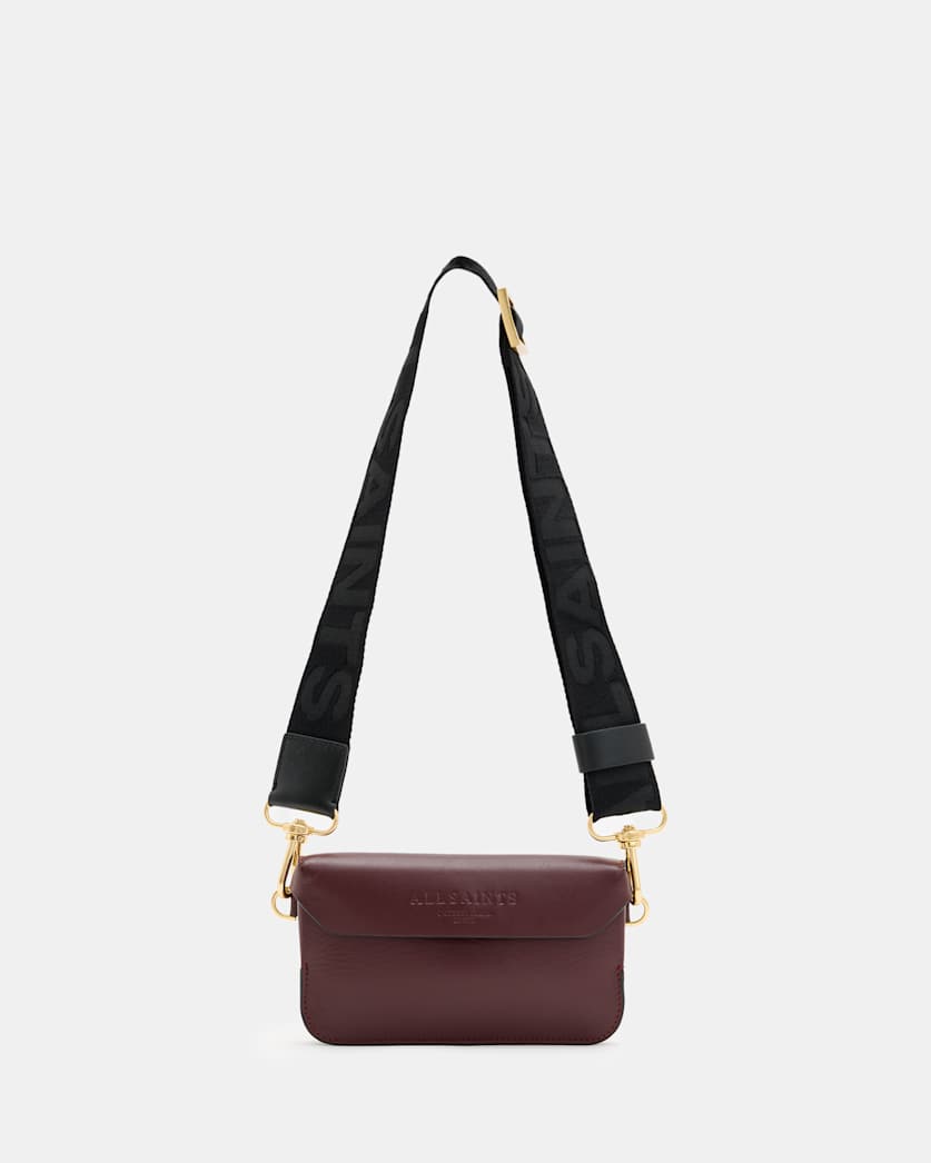 Zoe Adjustable Leather Crossbody Bag
