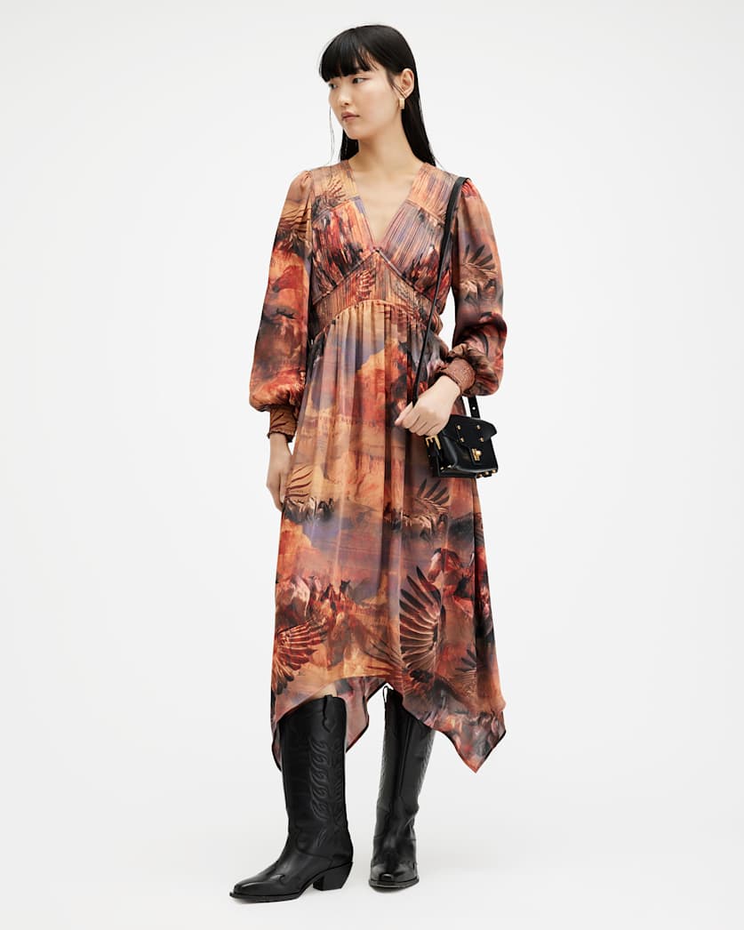 Estelle Colca Asymmetric Maxi Dress