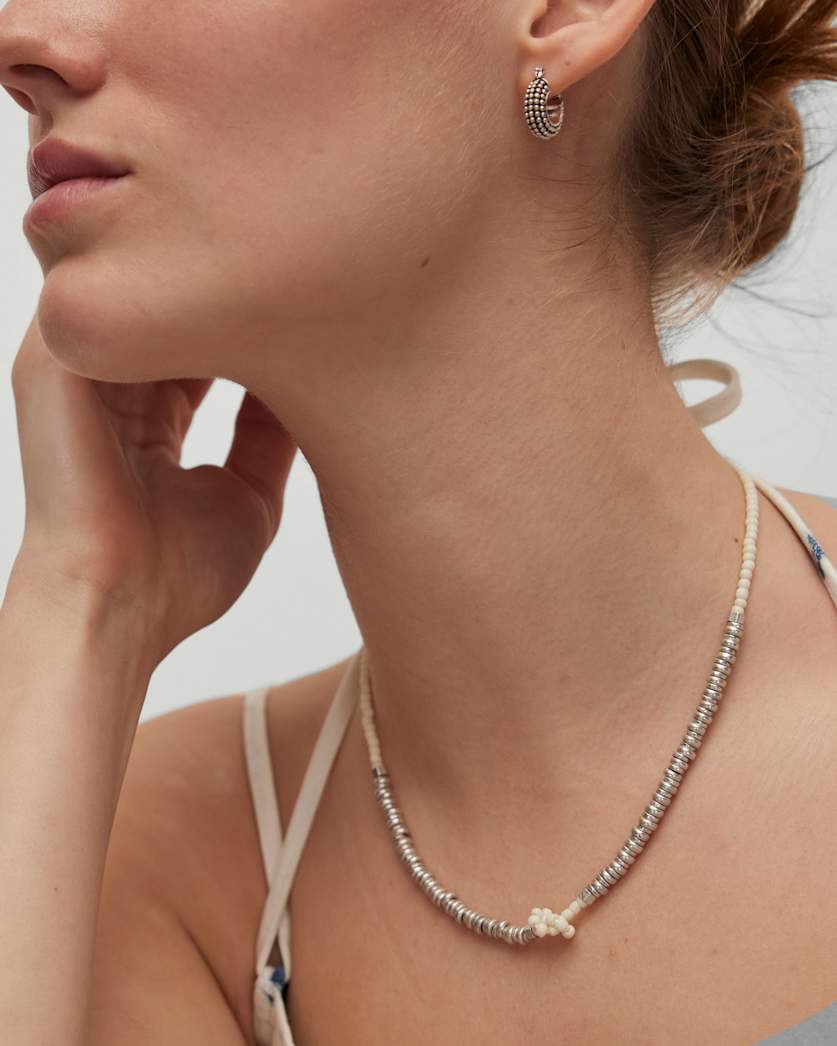 Arti Knotted Bead Necklace