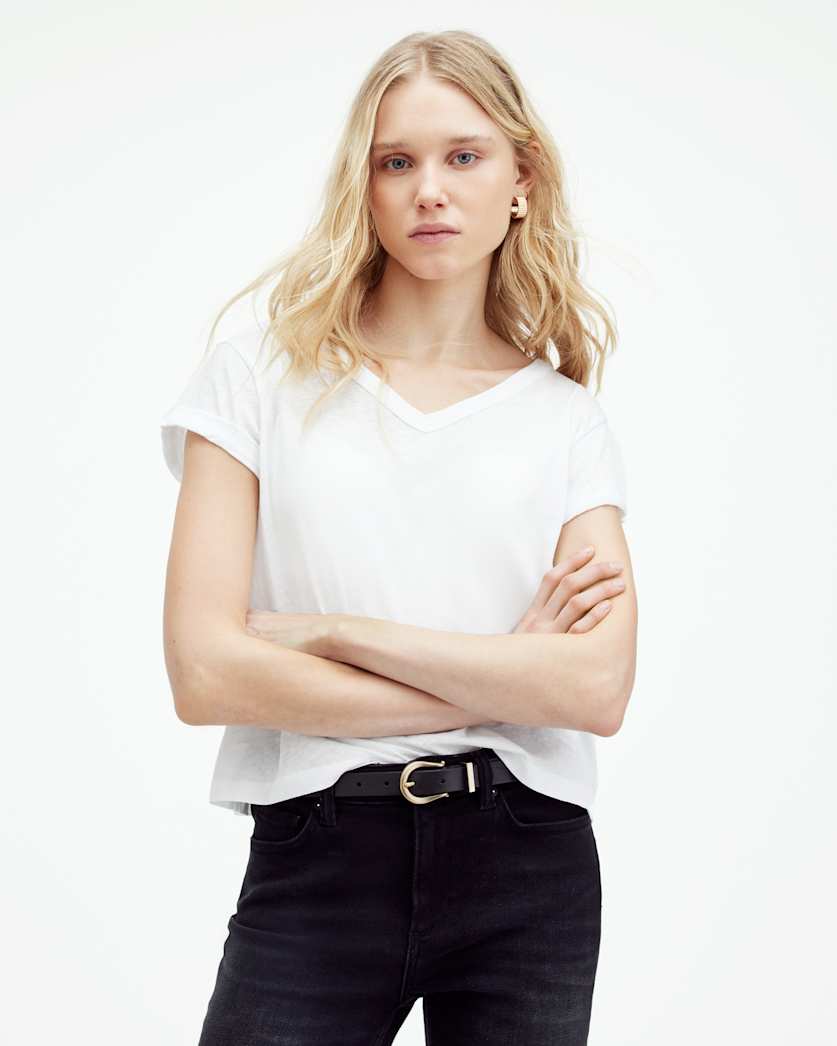 Anna V-Neck Short Sleeve T-Shirt