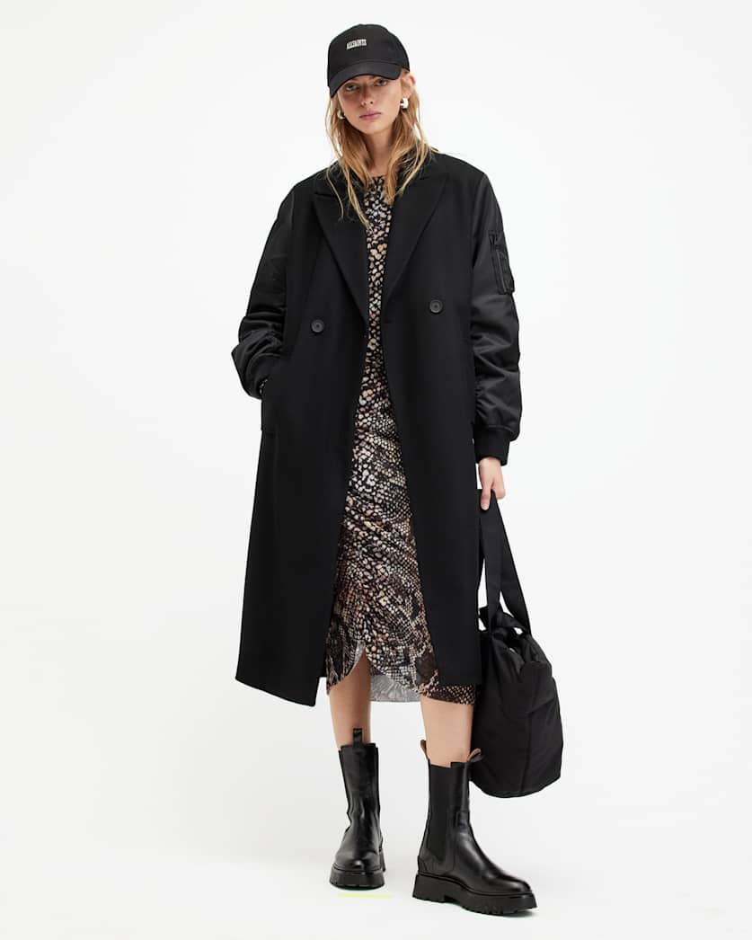 Paulah Wool Blend Double Breasted Coat