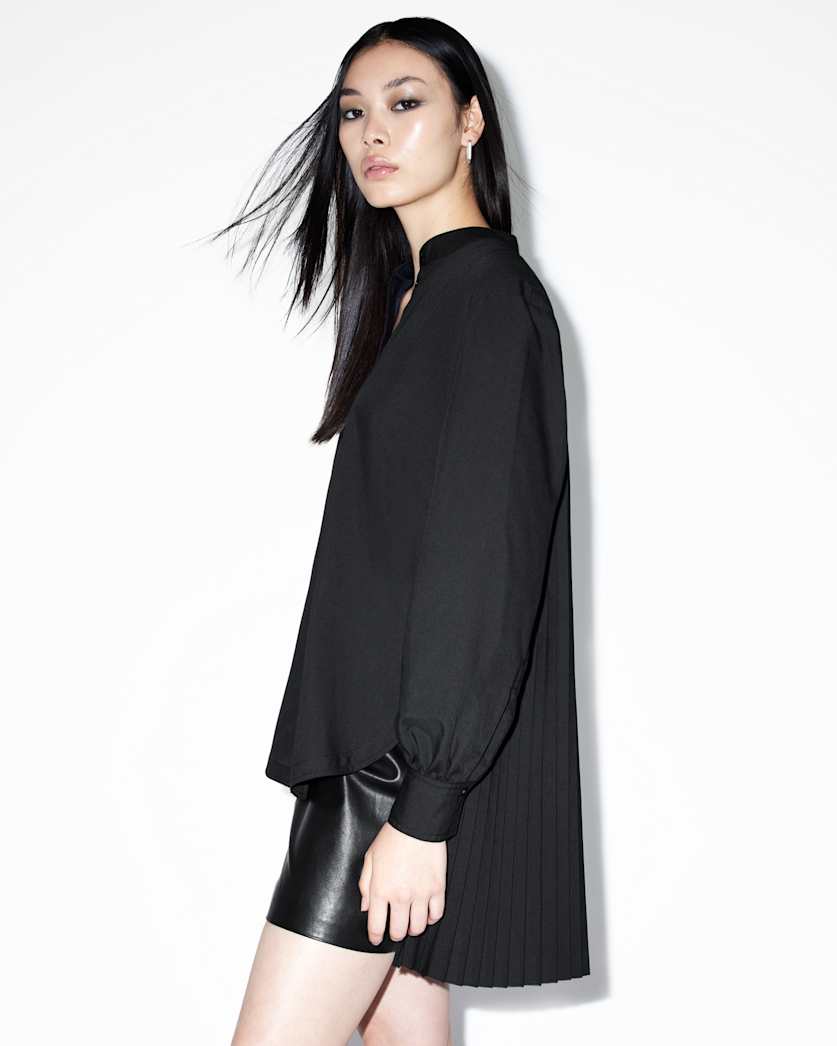Percy Pleated Relaxed Fit Shirt