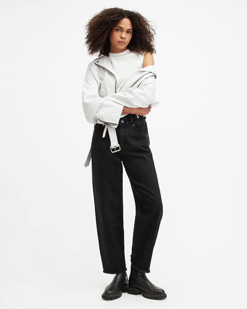 Hailey Frayed Hem Denim Jeans