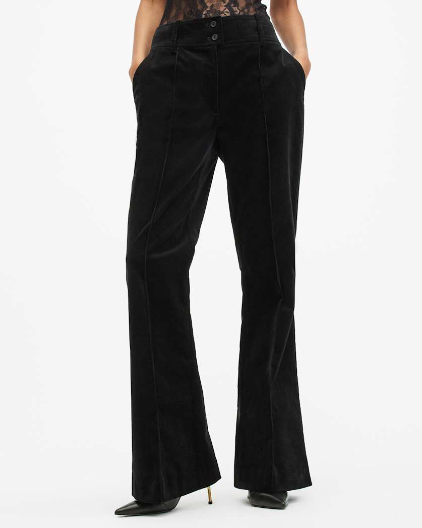 Sevenh High-Rise Slim Flared Trousers